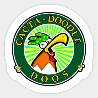 Cactusball: Cacta-Doodle Doos Sticker